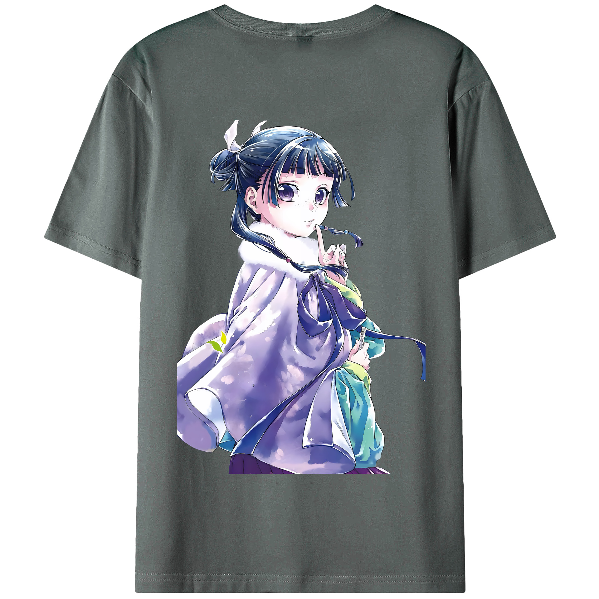 （画像用） 薬屋のひとりごと The Apothecary Diaries 綿100％半袖Tシャツ（背面プリント）